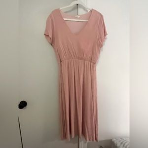 Dusty Pink Derby Dress